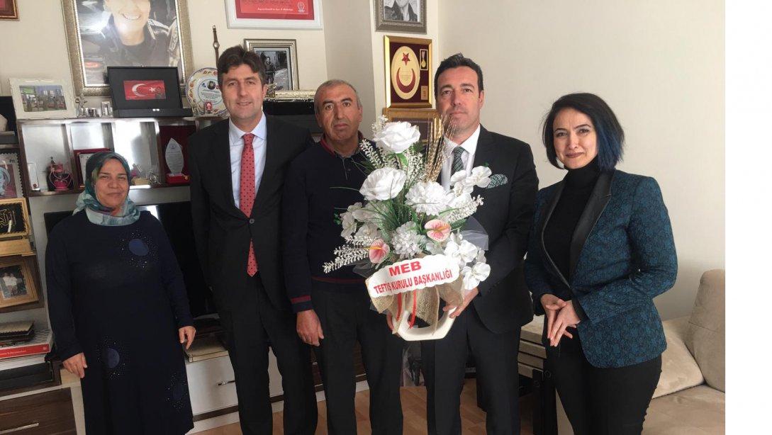 Bakanlığımız Maarif Müfettişlerince Şehidimiz Kübra DOĞANAY ´ın ailesinin ziyareti