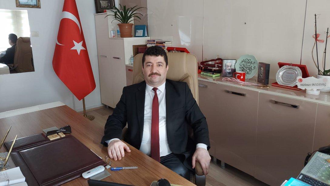 İlçe Milli Eğitim Müdürümüz Sayın Mehmet BOZDAĞ'ın Ortaöğretim Kurumlarına Geçiş Sınavı Mesajı