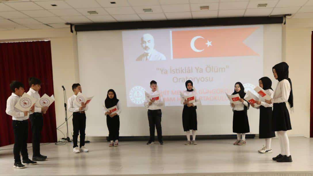 12 Mart İstiklal Marşımızın Kabulü ve Mehmet Akif ERSOY'u Anma Programı Düzenlendi