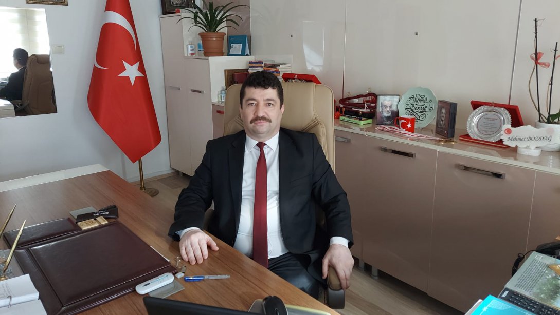 İlçe Milli Eğitim Müdürümüz Mehmet BOZDAĞ'ın 18 Mart Çanakkale Zaferi Mesajı