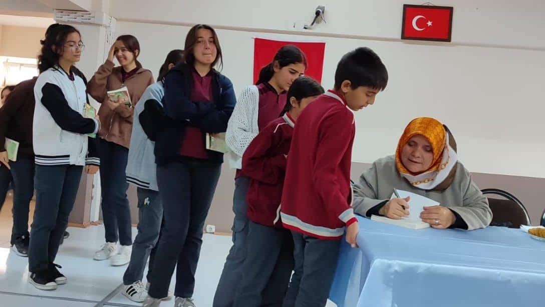 Yeşilhisar Okuyor Projesi Kapsamında Yazar Melek ÇE Okullarımızı Ziyaret Etti