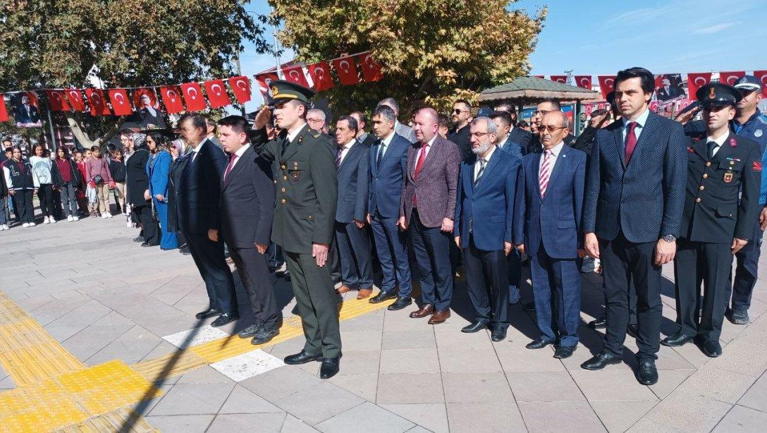 29 Ekim Cumhuriyet Bayramı Çelenk Töreni Yapıldı 